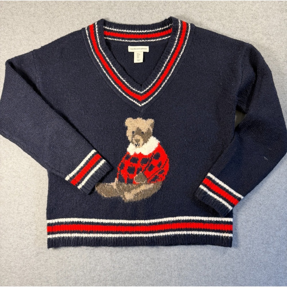Cupcakes and Cashmere‎ Limited Edition Cozy  SOFT Bear Sweater Size S, SKU 265